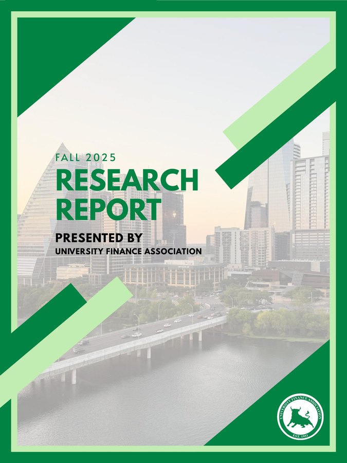 Fall 2025 Research Report, presented by the University Finance Association